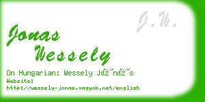 jonas wessely business card
